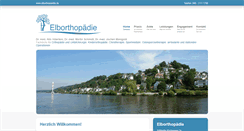 Desktop Screenshot of elborthopaedie.de